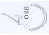 Смеситель для кухни ASA-004 нержавеющая сталь ZERIX
