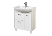 Тумба напольная 70, Бекка 70 Белый/Дуб Сомерсет под умывальник Балтика 70 Aquaton Тумба напольная 70, Бекка 70 Белый/Дуб Сомерсет под умывальник Балтика 70 Aquaton