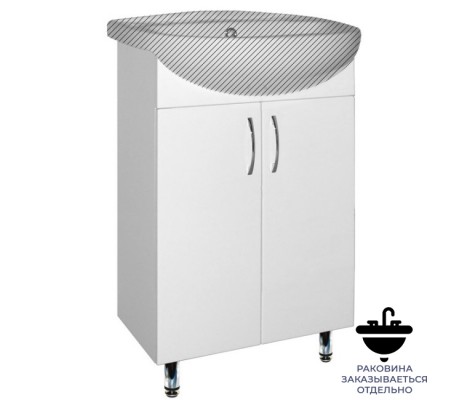 Тумба напольная 55 Антик белая Flamenco