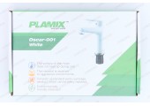 Смеситель для умывальника Oscar-001 белый, без подводки &Oslash;35 Plamix