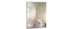 Зеркало  600х800 прямоугольное (гор/вер крепеж) Silver Mirrors