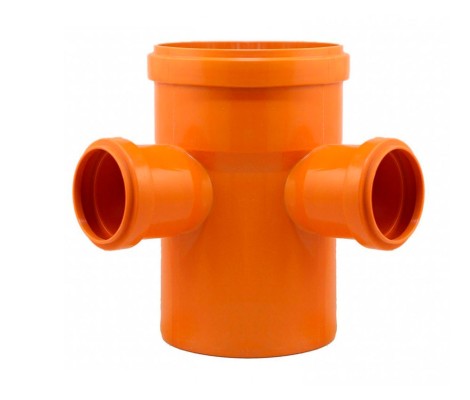 Крестовина двухплоскостная 110/50/50/90° рыжая Flextron