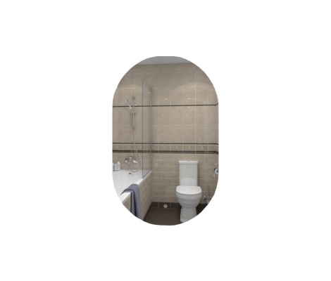 Зеркало 80*50 LED подсветкой 6000К 9,6 Вт/м 575ск КЗСК