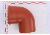 Отвод  200   90*  (рыжий)  FLEXTRON    (3 шт)