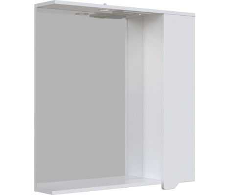 Зеркальный шкаф Лайн 60 1/дв, белый San Star