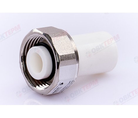 Муфта с евроконусом и накидной гайкой 20х3/4