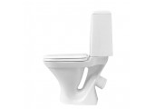Унитаз-компакт SANITA РОНДО, косой выпуск, 2 реж., полипропилен (347 x 608 x 788)