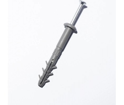 Дюбель с уд.шур. 06х60 полипр.буртик с усами (15 шт.) Металвис