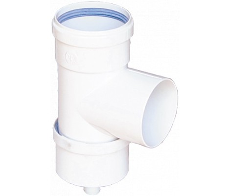 Т-образное соединение со сливом конденсата