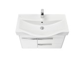Тумба подвесная 80, Беверли 80 Белый глянец под умывальник Беверли 80 Aquaton