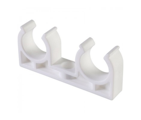 Крепление двойное 20 белое RTP