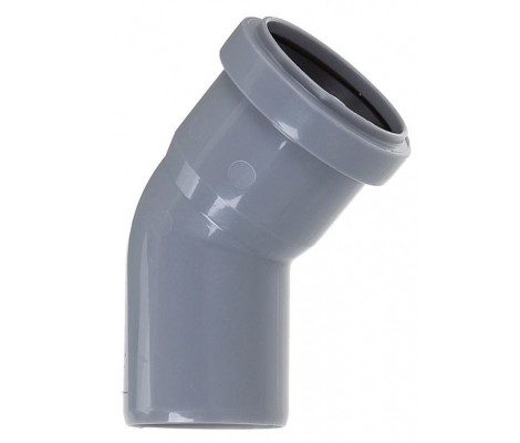 Отвод канализационный 32/45° Flextron Отвод канализационный 32/45° Flextron