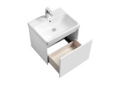 Тумба подвесная 55, АСТИ, Белый матовый/Белый глянец под умывальник Адриана 55 Aquaton Тумба подвесная 55, АСТИ, Белый матовый/Белый глянец под умывальник Адриана 55 Aquaton
