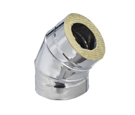 Отвод Термо 45* сендвич ОТ-Р 430-0,5/430 D 150/210 2S ТиС