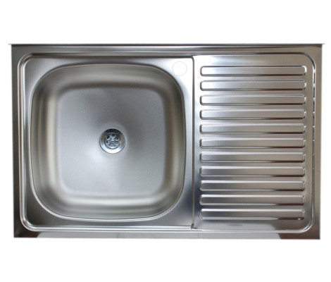 Мойка накладная без сифона 50*80L*0,40мм Vladix Мойка накладная без сифона 50*80L*0,40мм Vladix