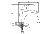 Смеситель для умывальника Maxx 001 Ø35 Mixxus Premium Смеситель для умывальника Maxx 001 Ø35 Mixxus Premium