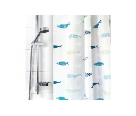 Штора для ванной из полиэстера (Аквариум) VILINA 180x180