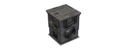 Дождеприемник пластиковый Master 350х350х420 (пустой с крышкой)