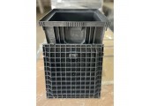 Дождеприемник пластиковый Master 350х350х420 (пустой с крышкой)