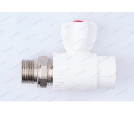 Шаровый кран радиаторный прямой 25х3/4