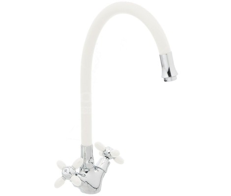 Смеситель для кухни R44127-7 белый Frud