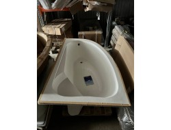 Ванна акриловая 4009 L угловая с каркасом и панелью 150*100 KO&PO