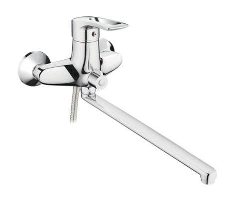 Смеситель для ванны Hansberg 006 длинный Euro Armata Смеситель для ванны Hansberg 006 длинный Euro Armata