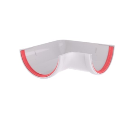 Угол желоба 90° Классика 120 ПВХ белый RAL 9003 Grand Line Угол желоба 90° Классика 120 ПВХ белый RAL 9003 Grand Line