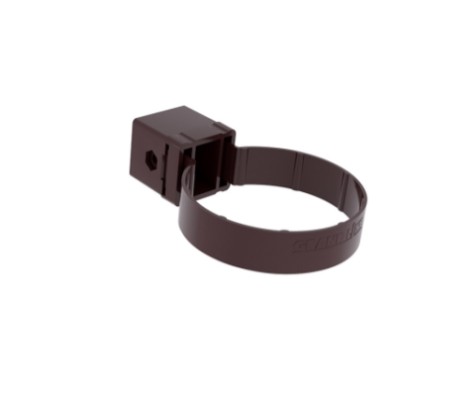 Хомут трубы Kliker ПВХ Premium шоколадный RAL 8017 Grand Line Хомут трубы Kliker ПВХ Premium шоколадный RAL 8017 Grand Line