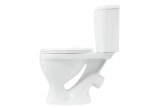 Унитаз-компакт SANITA Формат Стандарт Белый S1, косой выпуск, 1 реж., полипропилен (360 x 615 x 758)