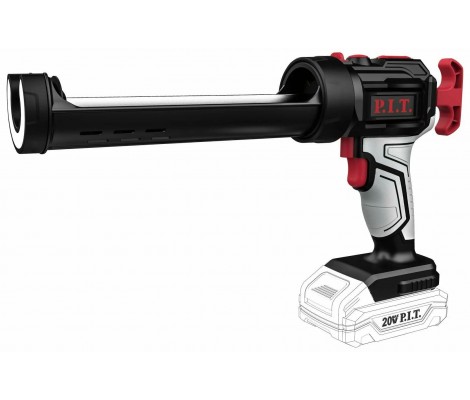 Пистолет для герметика аккум. P.I.T. OnePower PEC20H-300A SOLO (20В, 4скор, 300мл, БЕЗ АКБ и ЗУ)