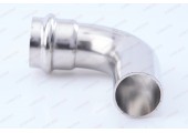 Угол пресс 45°х 28 из нержавеющей стали двухраструбный TIM 