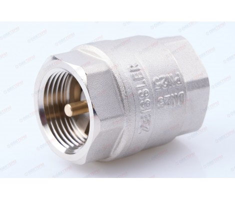 Клапан обратный ZEISSLER никелированный 1 Клапан обратный ZEISSLER никелированный 1