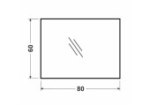 Зеркало 60*80 с фацетом 45391 КЗСК