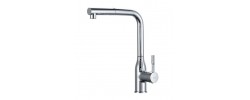 Смеситель для кухни хром F6096 выдвижная  лейка (&Oslash;35, на гайке) FRAP