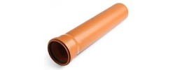 Труба канализационная 160* 4м  4,0 мм рыжая Euro Plast