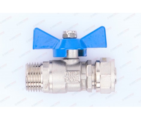 Кран шаровый TIM / FRAP под обжим 16* 1/2 Кран шаровый TIM / FRAP под обжим 16* 1/2