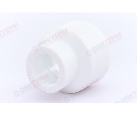 Муфта переходная 40*20 вн белая RTP