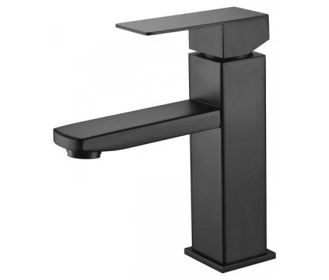 Смеситель д/умывальника AKSA BAS-01-17-BLACK нерж/сталь (катридж 35мм, на ГАЙКЕ) Смеситель д/умывальника AKSA BAS-01-17-BLACK нерж/сталь (катридж 35мм, на ГАЙКЕ)