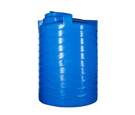 Ёмкость вертикальная 2000л синяя Байдар Пласт