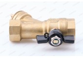 Кран шаровой с фильтром 3/4