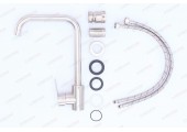 Смеситель для кухни FOX-011G из нержавеющей стали Zerix