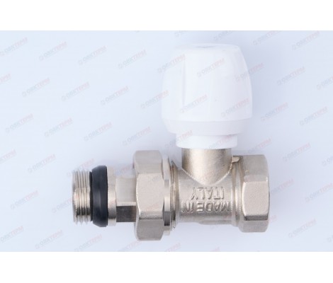 Кран радиаторный ICMA верхний прямой 813 + 940 (антипротечка) 1/2