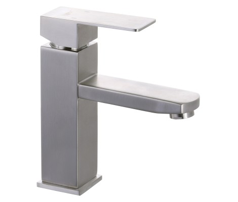 Смеситель для умывальника Kub-001 из нержавеющей стали Zerix 