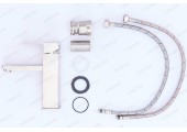 Смеситель для умывальника Kub-001 из нержавеющей стали Zerix 