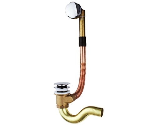 Сифон для ванны латунный, автоматический с фиксатором BAS0260B(A) Tim Сифон для ванны латунный, автоматический с фиксатором BAS0260B(A) Tim