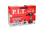 Шуруповерт ударный Б/Щ P.I.T. OnePower X-DRIVER PSB20H-13D/3 (20В, 75Нм, 13мм, 1 АКБ*4Ач, ЗУ)