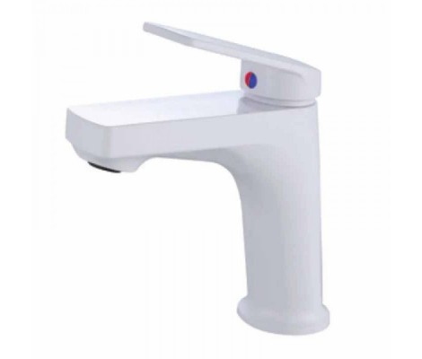 Смеситель д/умывальника PLAMIX LUCAS-001 SET WHITE (с подводкой) (30 шт/ящ) Смеситель д/умывальника PLAMIX LUCAS-001 SET WHITE (с подводкой) (30 шт/ящ)