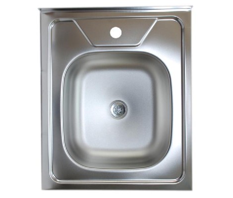 Мойка накладная без сифона 50*60*0,40мм Vladix