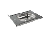 Мойка накладная без сифона 50*60*0,40мм Vladix
